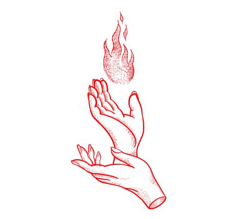 Pyromaniac Tattoo, Fire In Hand Drawing, Hand Holding Fire Drawing, Match Fire Tattoo, Fire Walk With Me Tattoo, Hand Holding Fire, Fire Line Art, Fire Sign Tattoo, Hand Holding Knife