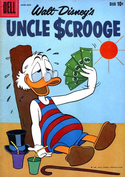 Vintage Disney Posters, Dagobert Duck, Dell Comic, ポップアート ポスター, Uncle Scrooge, Disney Posters, Cartoon Posters, Vintage Comic Books, Old Disney