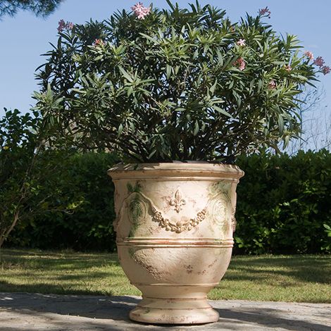 Anduze Pot, Big Potted Plants, Juniper Hill, Outdoor Vases, Garden Goals, Large Flower Pots, Garden Urns, French Flowers, Urn Planters