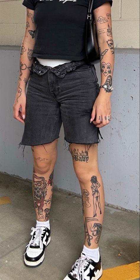 Street Wear Tattoo, Patchwork Tattoos On Women, Big Patch Work Sleeve Tattoo, Traditional Tattoo Sleeve Patchwork, Patchwork Tattoo For Men, Patchwork Calf Sleeve Tattoo, Traditional Style Patch Work Tattoo, Patchwork Tattoo Ideas Unique, Patchwork Arm Tattoo Designs