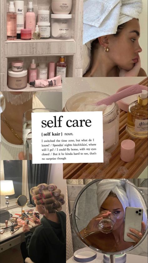 Selfcare Wallpaper Aesthetic, Selfcare Pictures, Makeup Vision Board, Self Care Aesthetic Wallpaper, Self Care Wallpaper Aesthetic, Selfcare Wallpaper, Self Improvement Aesthetic, Clean Girl Wallpaper, Skincare Wallpaper