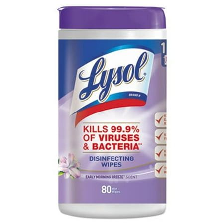 Lysol Disinfecting Wipes, Early Morning Breeze, 7 x 8, 80/Canister (Pack of 3) Lysol Wipes, Disinfecting Wipes, Sugar Scrub Diy, Disinfectant Spray, Diy Scrub, Bathroom Cleaner, Pet Dander, Surface Cleaner, Wet Wipe