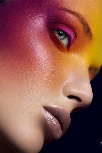 Extreme Make-up, Photographic Makeup, Fashion Editorial Makeup, Sunset Makeup, Extreme Makeup, Show Makeup, High Fashion Makeup, Cheek Makeup, Avant Garde Makeup