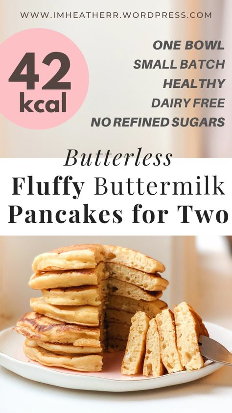 50 Calorie Breakfast, Low Cal Pancakes For One, Low Calorie Pancakes For One, Healthy Low Cal Pancakes, Low Calorie Pancakes Healthy, Low Cal Pancake Recipe, 50 Calorie Desserts, Buttermilk Pancakes For Two, Low Cal Pancakes