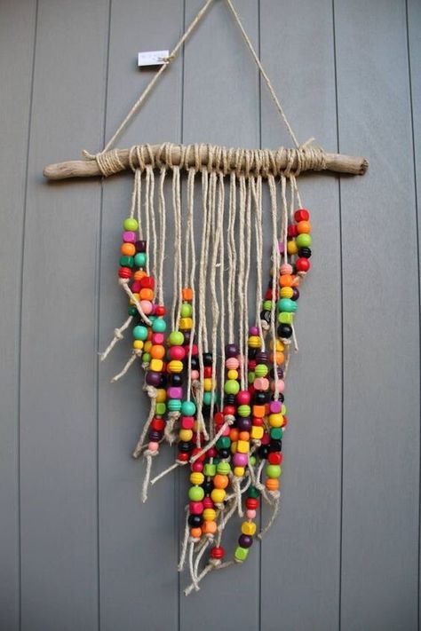 Høstaktiviteter For Barn, Whimsical Yard, Crafts By Month, Colorful Mobile, Carillons Diy, Mobile Craft, Hantverk Diy, Diy Wind Chimes, Diy Bricolage