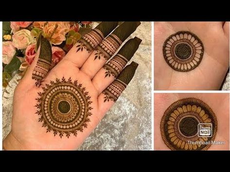 Beautiful flowers simple easy mandala gol tikki henna mehndi designs for hands for eid,weddings, Published on july 1, 2020 #mandalatikki#goltikkijmehndi #stylishmehndi #tattodesign ##latestmehndi #fashionlok. #mehnditrick #mehndidesign ... source..., https://mehandidesignsimple.com/beautiful-flowers-simple-easy-mandala-gol-tikki-henna-mehndi-designs-for-hands-for-eidweddings-3/ Check more at... Small Tikki Mehndi Designs, Gol Tikki Mehndi Design For Front Hand, Gol Mehndi Design, Simple Tikki Mehndi Design, Mehandi Simple, Back Mehndi, Mehandi Ideas, Gol Tikki Mehndi Design, Tikki Mehndi Design