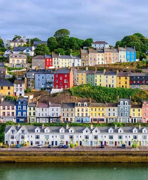 Love Ireland | Beauty of ireland Cobh Ireland, Irish Vacation, Ireland Aesthetic, Belfast Ireland, Waterford Ireland, County Cork Ireland, Cork City, Harbour Town, Love Ireland