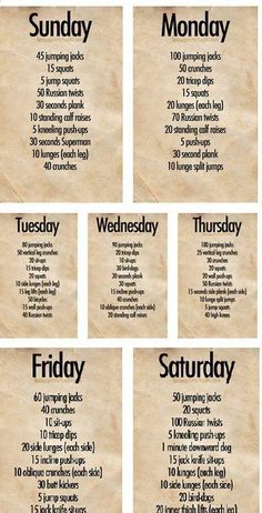 Good Exercises, Weekly Workout Plans, Daily Workout Plan, Daily Home Workout, Weekly Workout, Lose 50 Pounds, Stubborn Belly Fat, Lose Belly, Lose Belly Fat