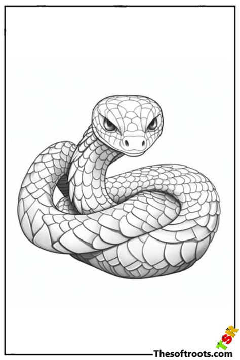 snake coloring pages #snakecoloringpages #coloringpagesforkids #coloringpages Snake Drawing Color, Snake Face Drawing, Snake Drawing Simple, Snake Sketches, Chevron Phone Wallpapers, Pics Of Snakes, Snake Vector, Painting Prompts, Snake Face