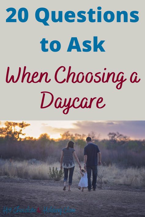 Make the most of your daycare tour by asking these questions! Questions To Ask Daycare Provider Infant, Questions To Ask Daycare, Parent Handbook, Parenting Methods, Daycare Providers, Daycare Center, Home Daycare, 20 Questions, Multiplication For Kids