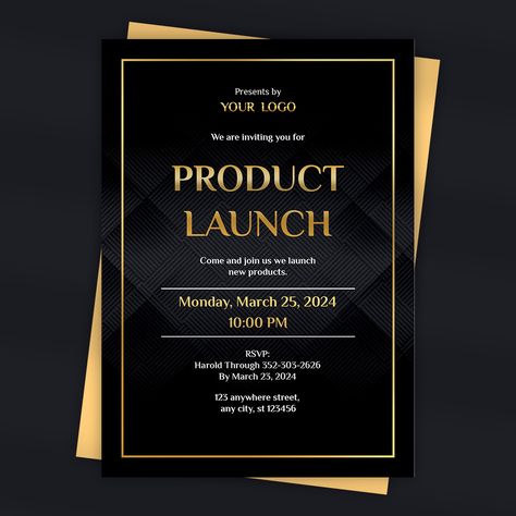 Announce your product launch event in grandeur with our custom Invitation Card designs. Tailored to captivate and create anticipation. Let's make your launch an unforgettable experience. 
. 
FREE CUSTOMIZATION AVAILABLE 🙌🏻 
. 
➡️ Skype: tech.spectrum 
.
#productlaunch #productlaunching #productlaunchevent #productlaunches #productlaunchingevent #productlaunchinvite #productlaunchinvitation #invitation #invitationcards #invitations #invitationdesign #invitationcarddesign #swayam #swayaminfotech Email Invitation Design, Product Launch Event, Launch Event Ideas, Web Design Creative, Email Invitation, Business Invitation, Invitation Flyer, Motion Graphics Design, Company Logo Design