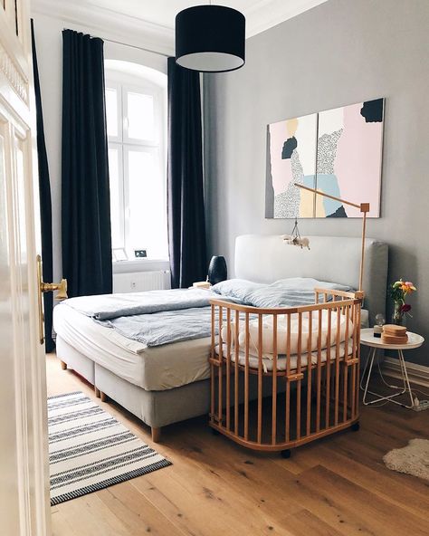 Cosleeping Bedroom, I Am Just Tired, Hygge Bedroom, Cosleeping Bed, Parents Room, Nursery Room Design, Just Tired, Hygge Decor, Simple Room