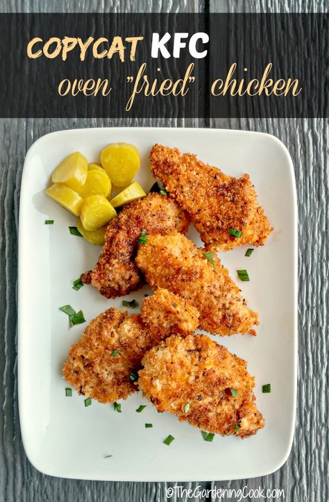 Kfc Fried Chicken Recipe Oven Baked, Copycat Kfc Chicken, Kfc Chicken Recipe Copycat, Best Oven Fried Chicken, Baked Fried Chicken Recipe, Oven Baked Fried Chicken, Fries Recipe Oven, Kfc Fried Chicken Recipe, Kfc Style Chicken