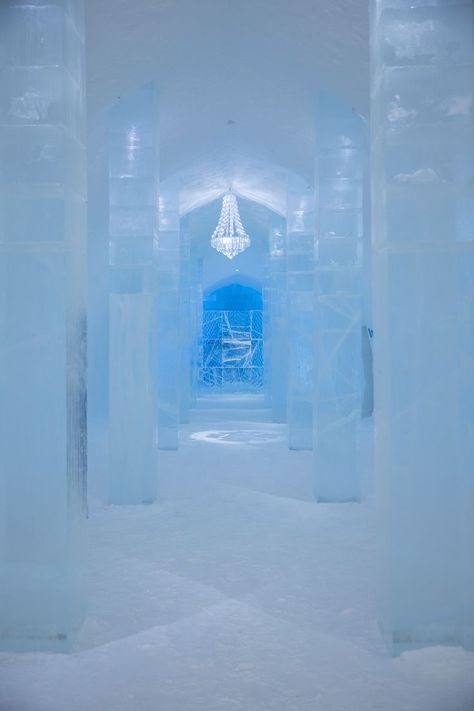 The Ice Hotel, Lapland Ice Palace, Ice Hotel, Ice Castles, Snowy Forest, Ice Sculptures, Places In The World, Snow And Ice, Beautiful Places In The World, The Last Airbender