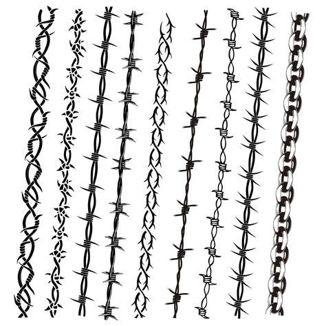 Fake Barbed Wire Tattoo for Men Women, Black Barb Wire Temporary Tattoos Pamela Anderson Costume Fake Arm Tattoo Stickers,9-Sheet Around Arm Tattoo For Men, Tattoo Wire Barbed, Barb Tattoo Wire, Flower And Barbed Wire Tattoo, Collarbone Tattoo Barbed Wire, Barbed Wire Tattoo Sleeve, Barbed Wire Costume Pamela, Barbed Wire Tattoo Stencil, Barbwire Spine Tattoo