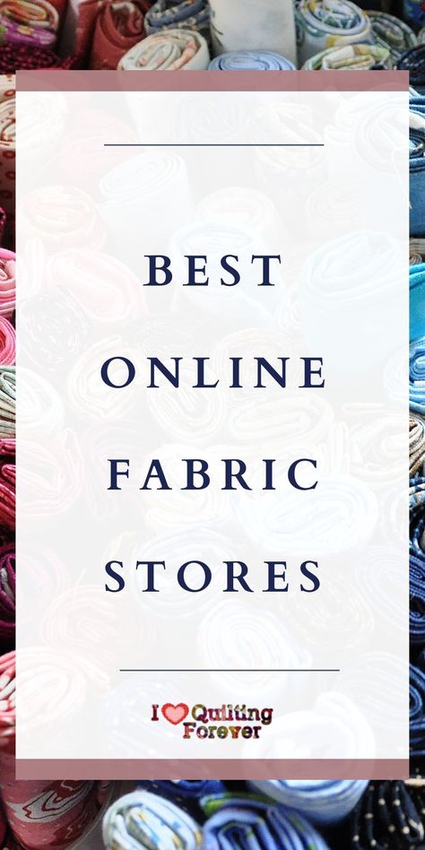 Shopping for fabric online can be a great experience. We’ve researched and combined the best online fabric stores if you’re looking for a spot to buy fabric online. Fabric Business Ideas, Fabric Online Store, Best Online Fabric Stores, Fabric For Sale By The Yard, Online Fabric Stores In Us, Where To Buy Fabric Online Cheap, Quilting Material Fabrics, Online Fabric Store In India, Fabric Bundles Quilting