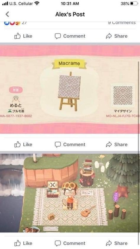 Animal Crossing Carpet Design, Animal Crossing Carpet, Animal Crossing Blanket, Acnh Cottagecore, Towel Animals, Animals Crossing, Path Ideas, Animal Crossing Wild World, Animal Crossing Characters