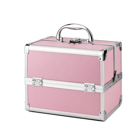 AMASAVA Makeup Case, 3 Tiers Vanity Case Makeup Box with Mirror Professional Makeup Train Case Storage Beauty Box Cosmetic Case Jewelry Organiser: Amazon.co.uk: Beauty Bridal Makeup Box Design, Cosmetic Organiser, Makeup Organiser, Cosmetic Train Case, Pink Vanity, Indian Wedding Photography Couples, Makeup Train Case, Photography Couples, Travel Home