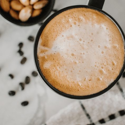 Almond Latte Recipe: A Cozy, Subtly Sweet and Creamy Drink Almond Latte, Almond Milk Latte, Almond Extract, Espresso Drinks, Sweet Drinks, Latte Recipe, Agave Nectar, Sweet Notes, Few Ingredients