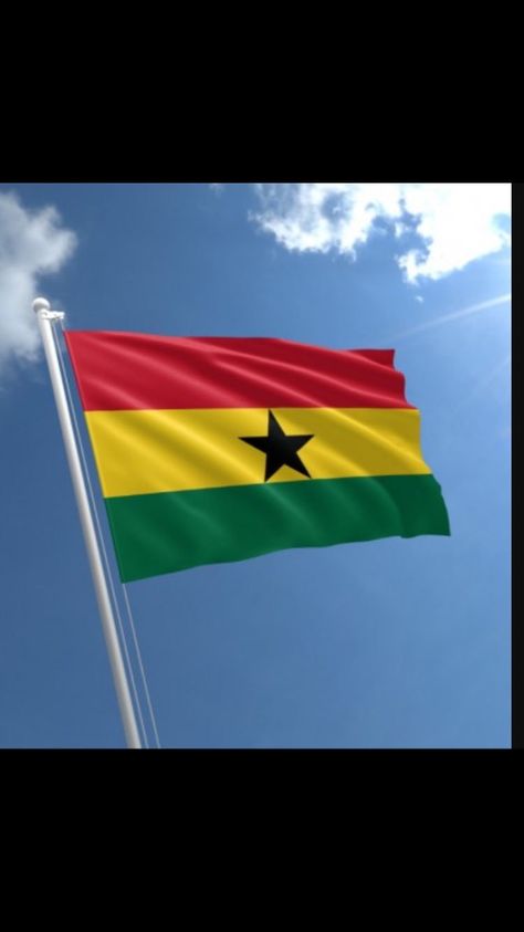 Ghana Flag, Custom Flags, Accra, National Anthem, African Countries, The Flag, Green Building, Ghana, Vivid Colors