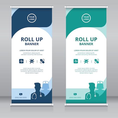 Rollup Design, Rollup Banner Design, Standee Design, Banner Design Layout, Healthcare Logo, Rollup Banner, Roll Up Banner, Banner Images, Healthcare Industry