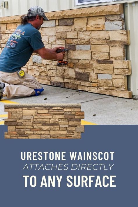 Stone Panels Exterior, Rock Siding, Stone Siding Exterior, Faux Stone Sheets, Stone Veneer Exterior, Stone Veneer Panels, Exterior House Colors With Stone, Faux Stone Panels, Home Exterior Makeover