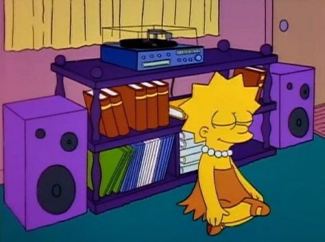 Simpsons House, Stereo System, Hifi Stereo, The Simpsons, Lisa Simpson, Rush, Meditation, Vinyl, Tumblr