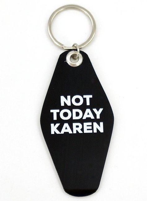 Funny Keychains, Keys Keychain, Motel Key, White Elephant Party, Classic Hotel, Funny Keychain, Black Keychain, Key Keychain, Canvas Cosmetic Bag