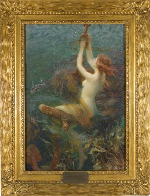 hopkins, arthur a fantasy o ||| mythological ||| sotheby's l17132lot9hln4en Hylas And The Nymphs, Pre Raphaelite Art, Manchester Art, John William Waterhouse, Impressionist Art, Intense Colors, Poster Making, Art Exhibition, Manchester