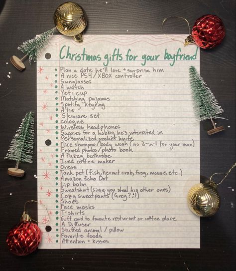 Christmas Stuff To Do With Boyfriend, Natal, Gift Ideas For Boyfriend For Christmas, What To Get Your Boyfriend For Christmas Ideas, Ideas To Get Your Bf For Christmas, Christmas Gift For My Boyfriend, What To Get Your Boyfriend For Christmas Gifts For Him, List Of Gifts For Boyfriend