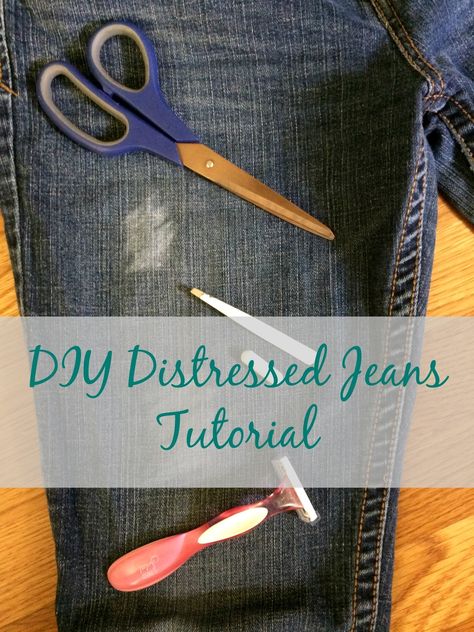 Making Holes In Jeans Diy, How To Distress Jeans With A Razor, How To Make Rips In Your Jeans, How To Put Rips In Jeans Diy, How To Make Rips In Jeans, How To Make Rips In Jeans Diy, How To Make Holes In Jeans, Distressing Jeans Diy, Diy Distressed Jeans Tutorial