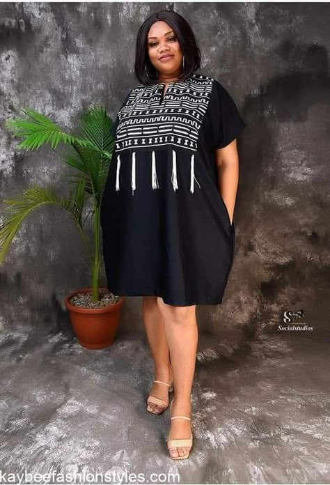 Latest Bubu Gown Styles with Materials in 2023 - Kaybee Fashion Styles Free Short Gown Styles For Material, Short Free Gown, Short Bubu Gown Styles, Styles With Materials, Latest Bubu Gown, Simple Short Ankara Dresses, Latest Material Gown Styles, Short Gown Styles For Material, Ankara Bubu Gown Styles