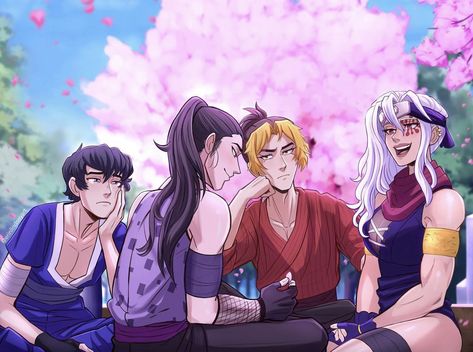 Demonslayer Genderswap, Uzui Tengen And His Wives Genderbend, Genderbend Demonslayer, Tengen And His Wives Genderbend, Tengen Wives Fanart, Uzui Tengen Genderbend, Tengen Genderbend, Uzui Tengen And His Wives, Demon Slayer Genderbend