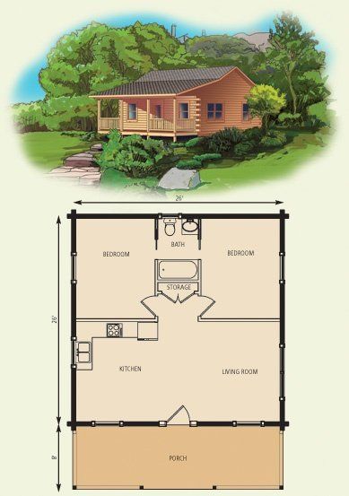 Log Cabin Flooring, Tiny Log Cabins, Log Cabin Plans, Log Cabin Floor Plans, Plan Chalet, Small Cabin Plans, Rustic Homes, Small Log Cabin, Cabin Floor