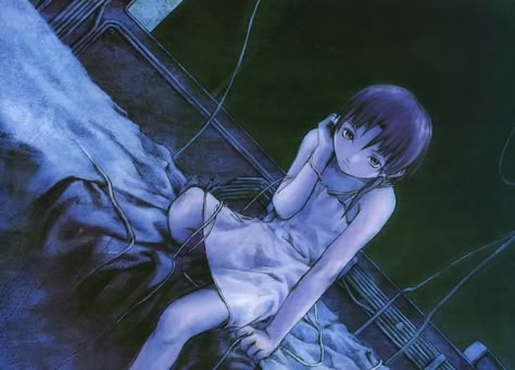 Lain Serial Experiments Lain, Bed, Anime