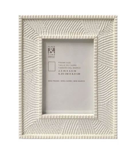 Display a treasured memory in style using the White Plastic Tabletop Frame by Place & Time This white - hued photo frame flaunts interesting textured patterns It comes with a side stand that allows you to display it both vertically and horizontally You can also gift it to a loved one on a special occasionBrand: Place & TimeDimensions: 25 x 35 inchesContent: Plastic, Glass, Medium - density fiberboard, Paper & IronMade in China Trip Preparation, Frames For Pictures, Frame Texture, Picture Frame Table, Tabletop Picture Frames, Poster Frames, Side Stand, White Frames, Display Cases