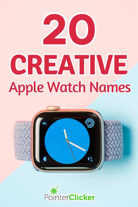 Discover '20 Creative Apple Watch Names' that will make your wrist tech stand out! From funny Apple Watch names to the cutest selections, we've got unique and personalized ideas to inject a bit of fun into your everyday digital accessory. Explore our list for inspiring Apple Watch name ideas that are a perfect blend of wit, charm, and creativity. Who says names for Apple Watch can't be as stylish as the watch itself? Iphone Names Ideas, Apple Watch Ideas, Mac Products, Funny Names, Name List, Name Ideas, Apple Mac, Cool Names, Saving Tips