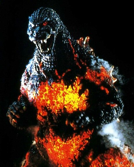 Godzilla Godzilla Destroyah, Godzilla Vs Destroyah, Godzilla 1995, Burning Godzilla, Godzilla Suit, Godzilla Tattoo, Bad Film, Breathing Fire, Godzilla 2014