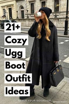 Uggs 2024, Uggs Mini Outfit, Black Ugg Outfit, Ugg Noir, Black Uggs Outfit, Outfits Uggs, Ugg Outfit Ideas, Style Uggs, Uggs Mini