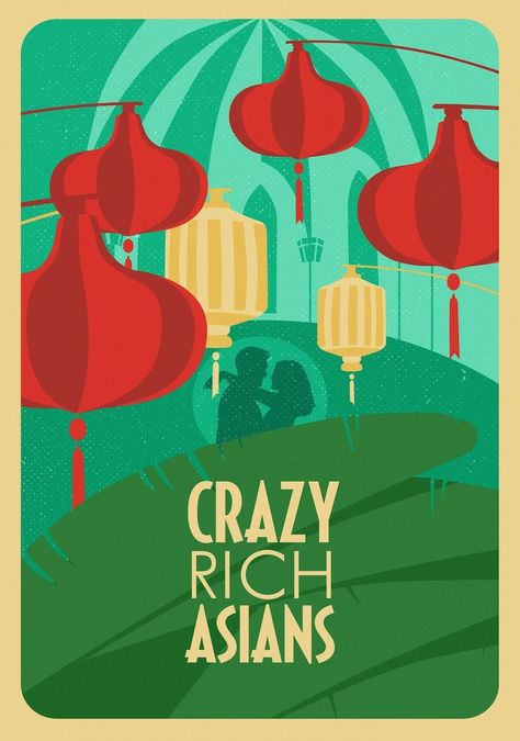 Crazy Rich Asians Poster, Crazy Rich Asians Theme, Crazy Rich Asians Aesthetic, Alt Posters, Crazy Rich Asians, Crazy Rich, Poster High Quality, Movie Poster Art, Photo Wall Collage