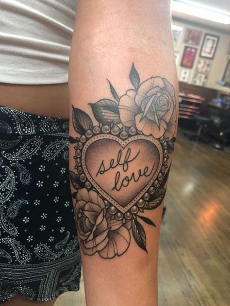 Self-love Tattoo Ideas, Enough Tattoo, Tato Dengan Makna, Power Tattoo, Omerta Tattoo, Self Love Tattoo, Meaningful Tattoo Quotes, Tattoo Schrift, Awesome Tattoo