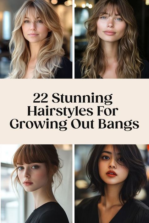 The label of being unsophisticated is frequently linked not just to people’s backgrounds but also to their appearance. And as Hairstyle Growing Out Bangs, Hairstyles For Growing Out Bangs, Haircut Options, Bangs Haircut, Growing Out Bangs, Effortless Waves, Hair Mistakes, Stylish Hairstyles, Hair To One Side