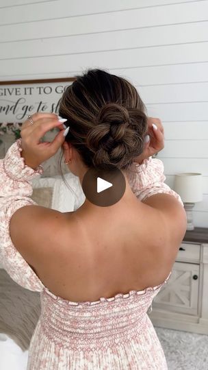 42K reactions · 268 shares | Rose bun 🌹 would you try this?

#bunhairstyle #updohairstyles #hairupdo #easyhairstyles #cutehairstyles | eva pautov | Sabrina Carpenter · Bed Chem Bun Hairstyles For Homecoming, Rose Bun Hairstyle, Formal Bun Hairstyles, Rose Bun, Quick Hair, Hair Makeover, Rose Hair, Sleek Hairstyles, Party Hairstyles