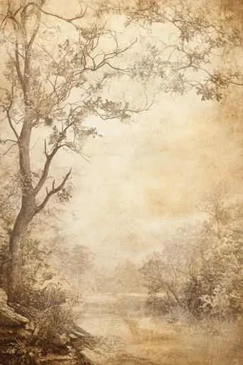 ↑↑↑ Larger size on website 🔸 A sepia-toned image depicting a forest path leading into the distance. A large tree stands in the fo Grove Of Trees, Tree Stands, Large Tree, Forest Path, Tree Stand, The Sky, Tower, Forest, Quick Saves