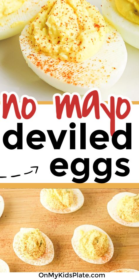 No Mayo Deviled Eggs, Deviled Eggs No Mayo, Greek Yogurt Deviled Eggs, Healthy Deviled Eggs, Keto Deviled Eggs, Devilled Eggs Recipe Best, Best Deviled Eggs, Deviled Eggs Easy, Bite Size Snacks