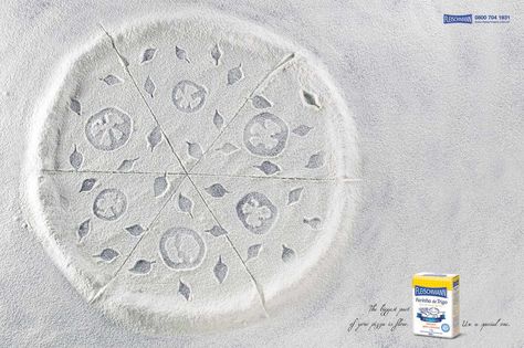 Fleischmann:  Special Flour Creative Advertising Campaign, Ads Of The World, Print Layout, Creative Ads, Creative Advertising, Advertising Campaign, Flour, Brazil, Domain Name