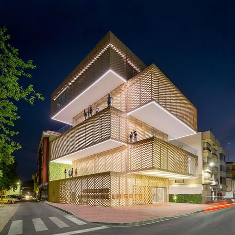 Box Architecture, Commercial Complex, Facade Lighting, Innovative Architecture, Skyscraper Architecture, Brick Facade, Museum Architecture, Structure Architecture, Modern Architecture House