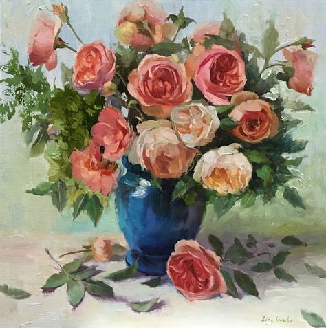 Plants Drawings, Renoir Paintings, Oil Painting For Beginners, Watercolor Tulips, Auguste Renoir, Pierre Auguste, Flower Paintings, Floral Illustration, Plant Drawing