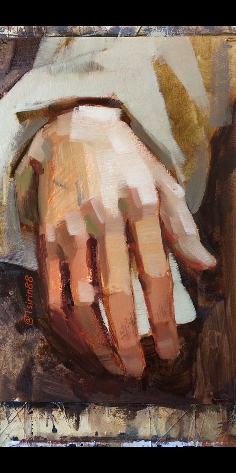 Oil Painting Hands, Painting Hands, Hands Painting, Painted Hands, Blank Sheet Of Paper, Hand Paintings, Oil Painting For Beginners, Drawing Prompts, Acrylic Painting Tips