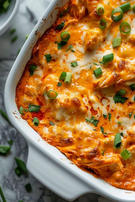 If you've never had Frank's buffalo chicken dip, you're in for a real treat. Cheesy and spicy, it's always a big hit - especially for the Super Bowl! Buffalo Chicken Dip Half Baked Harvest, Easiest Buffalo Chicken Dip, Cheesy Buffalo Chicken Dip, Franks Redhot Buffalo Chicken Dip, Make Ahead Buffalo Chicken Dip, Buffalo Chicken Dip Air Fryer, Buffalo Chicken Dip Dinner Ideas, Buffalo Chicken Quesadilla Easy, Red Hot Chicken Dip